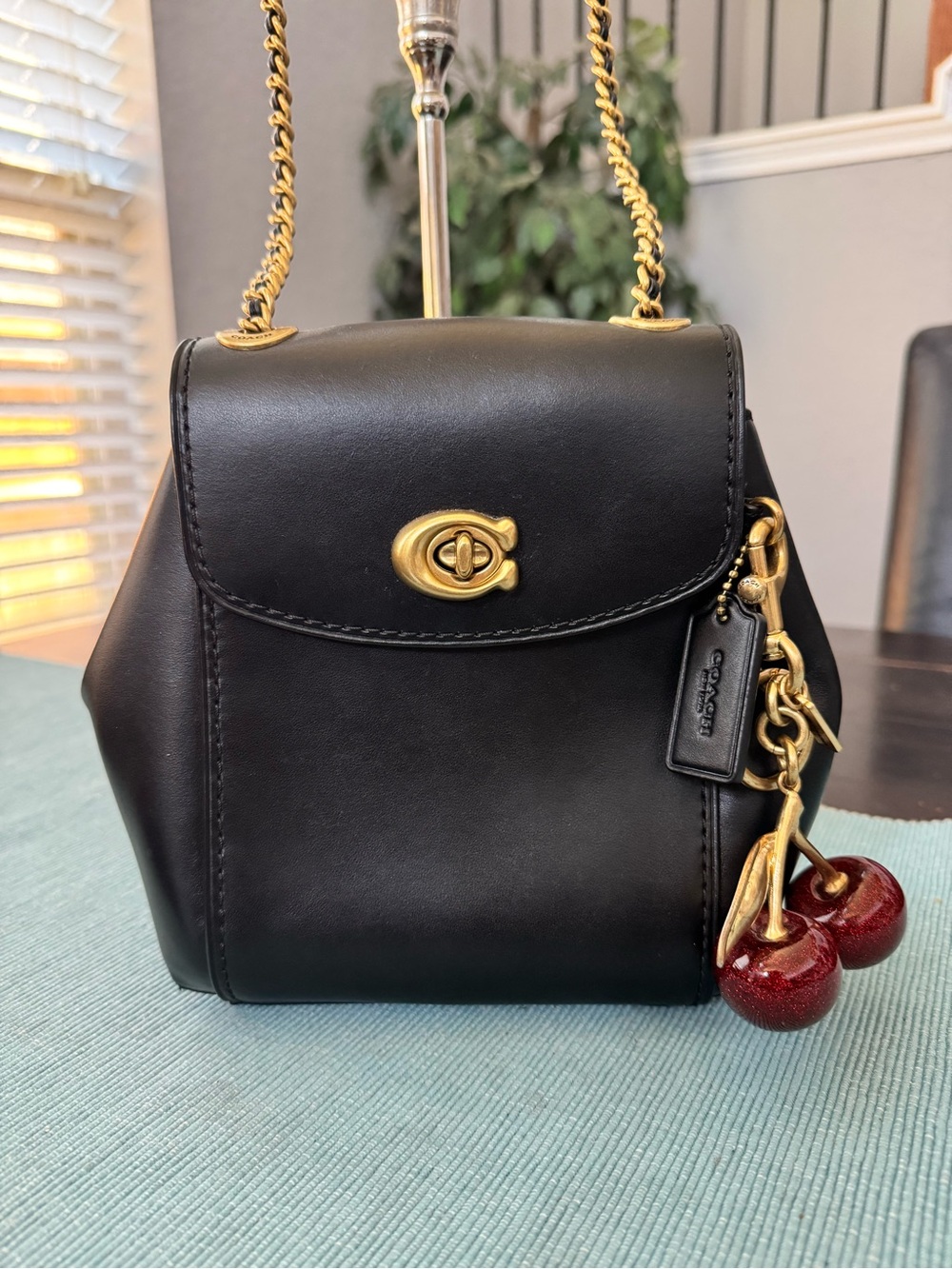 Coach Leather Parker Convertible Mini Backpack - Picture 2 of 9
